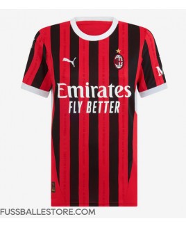 Günstige AC Milan Heimtrikot Damen 2024-25 Kurzarm